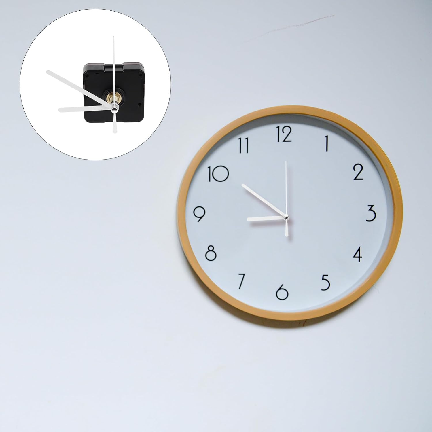 Sturdy Plastic Clock Movement Replacement for Wall Clocks