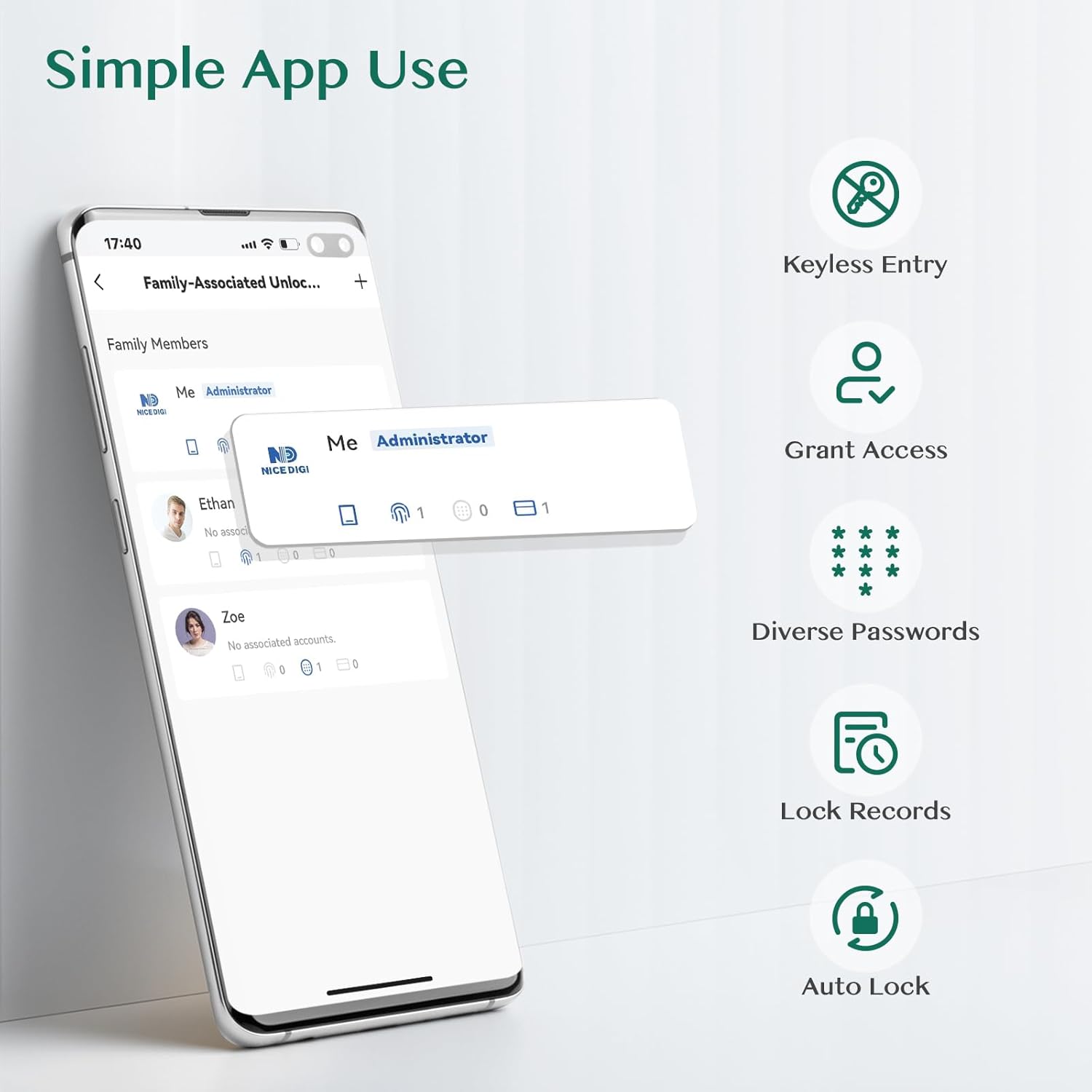 Secure Smart Door Lock with Keypad Keyless Entry for Your Home