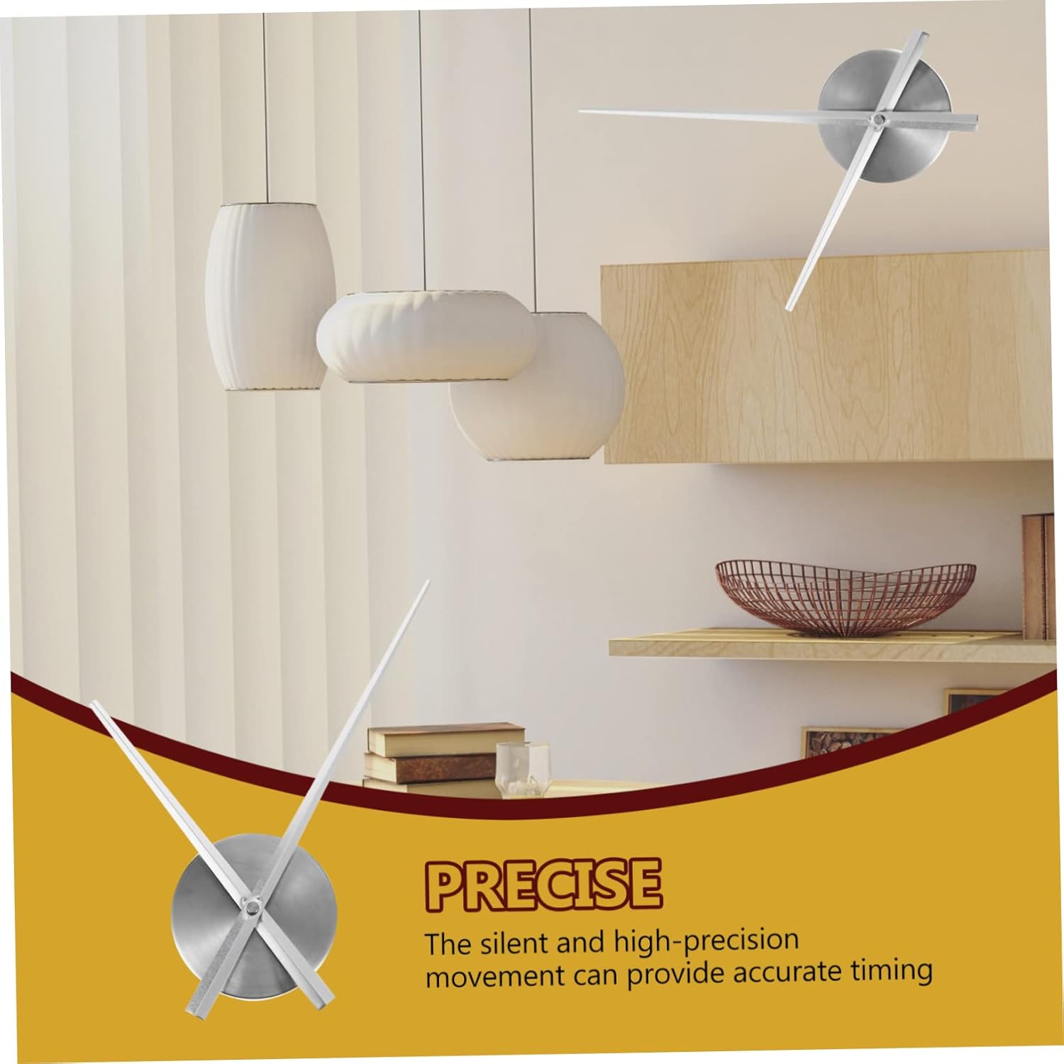 Eco-Friendly Aluminum Wall Clock Hands Set