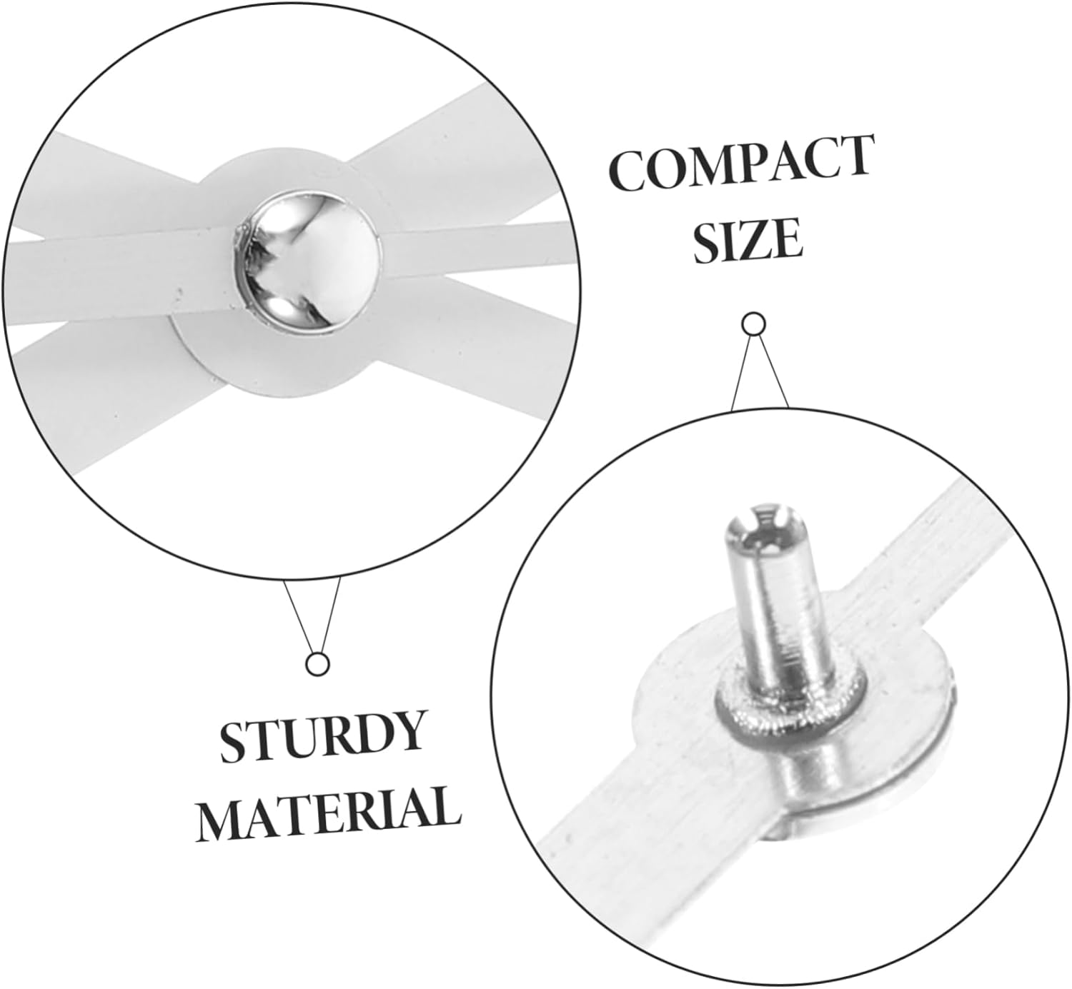 Sturdy Plastic Clock Hands Set for DIY and Decor