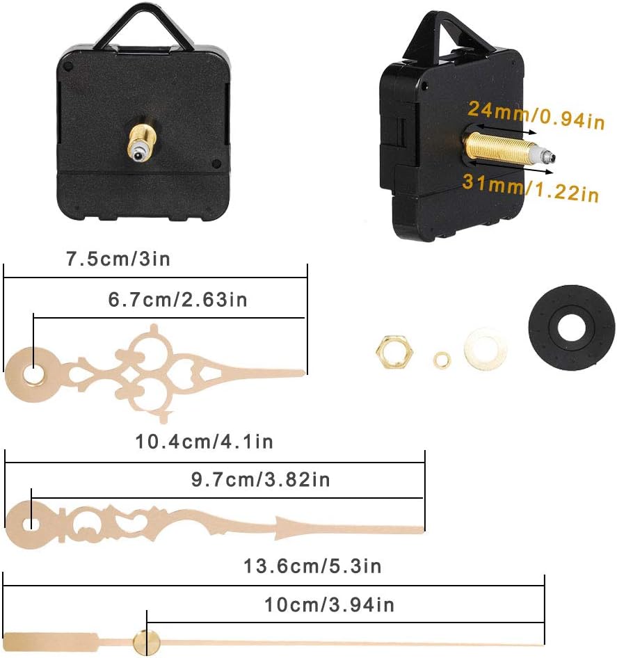 Precision 31MM Clock Movement Kit for DIY Wall Clocks