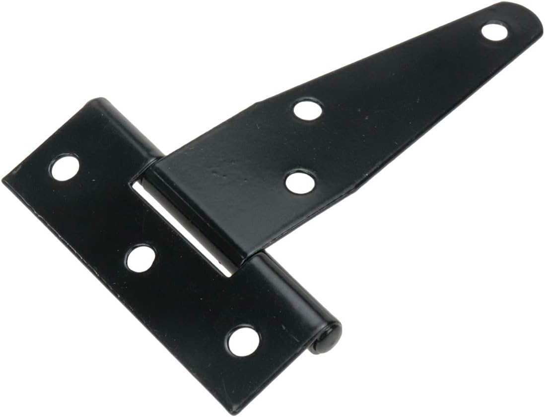 Mcredy Hinge Durable 3-Inch Hinge for Shed Gates Heavy Duty Black