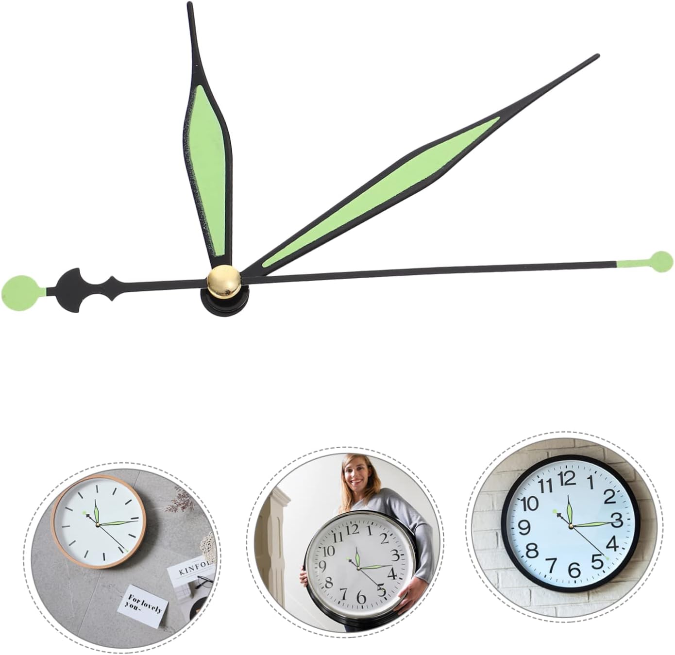 10-Light-Up Clock Hands Kit for DIY Repair