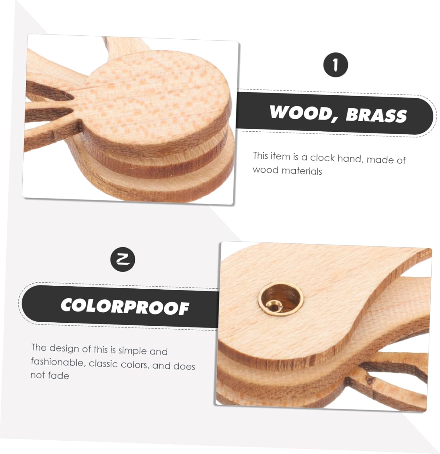 DIY Wall Clock Pointer Kit Japanese-Style Replacement Parts