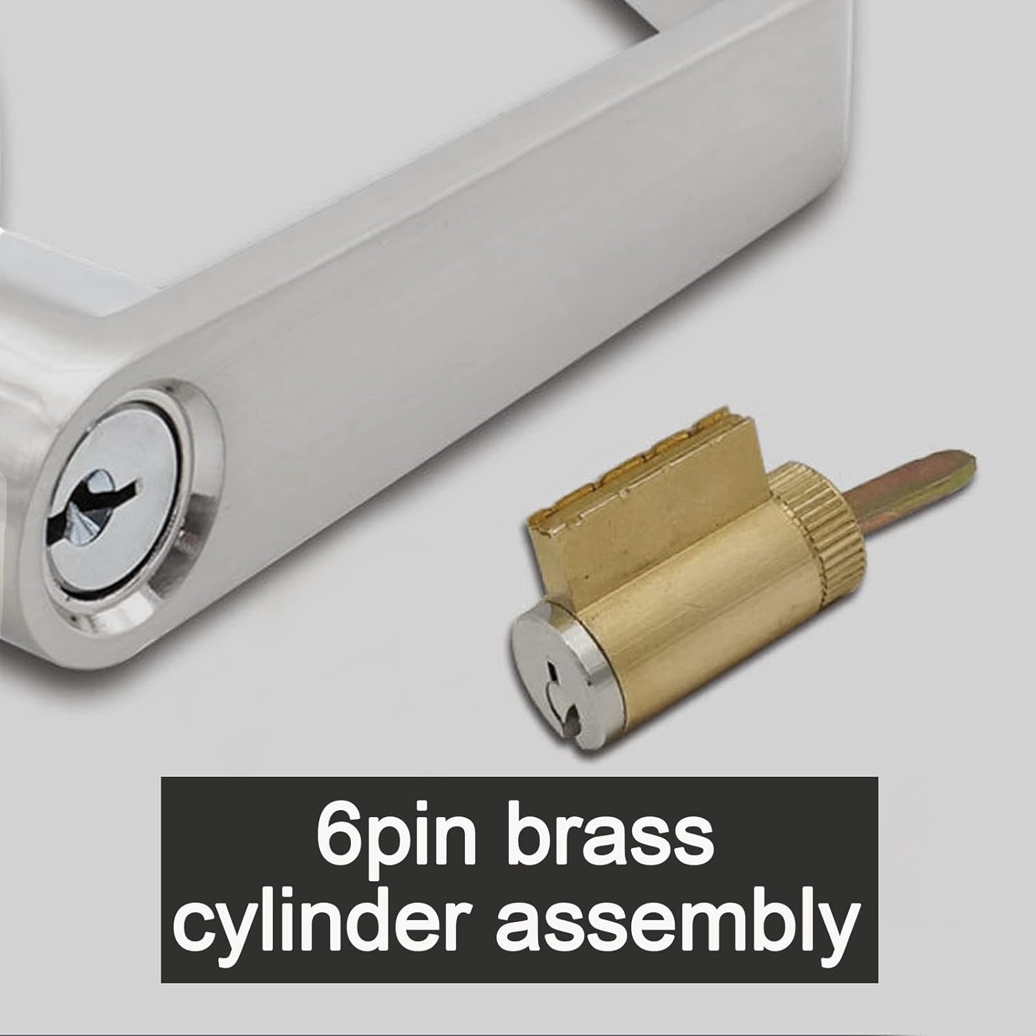 Heavy Duty Commercial Door Lock SATIN Chrome Finish ADA Compliant