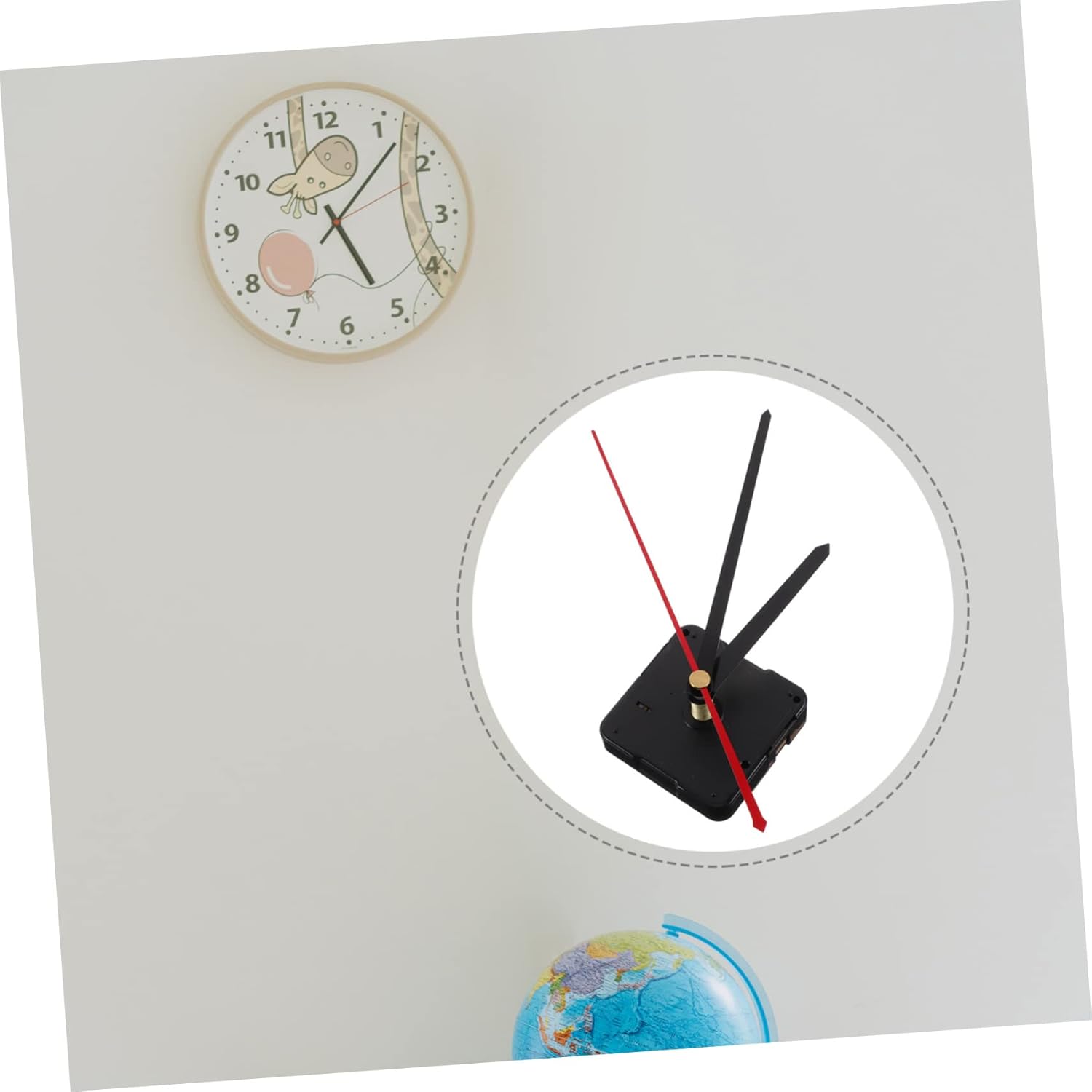 30cm Plastic Clock Movement with Hands DIY Replacement Kit