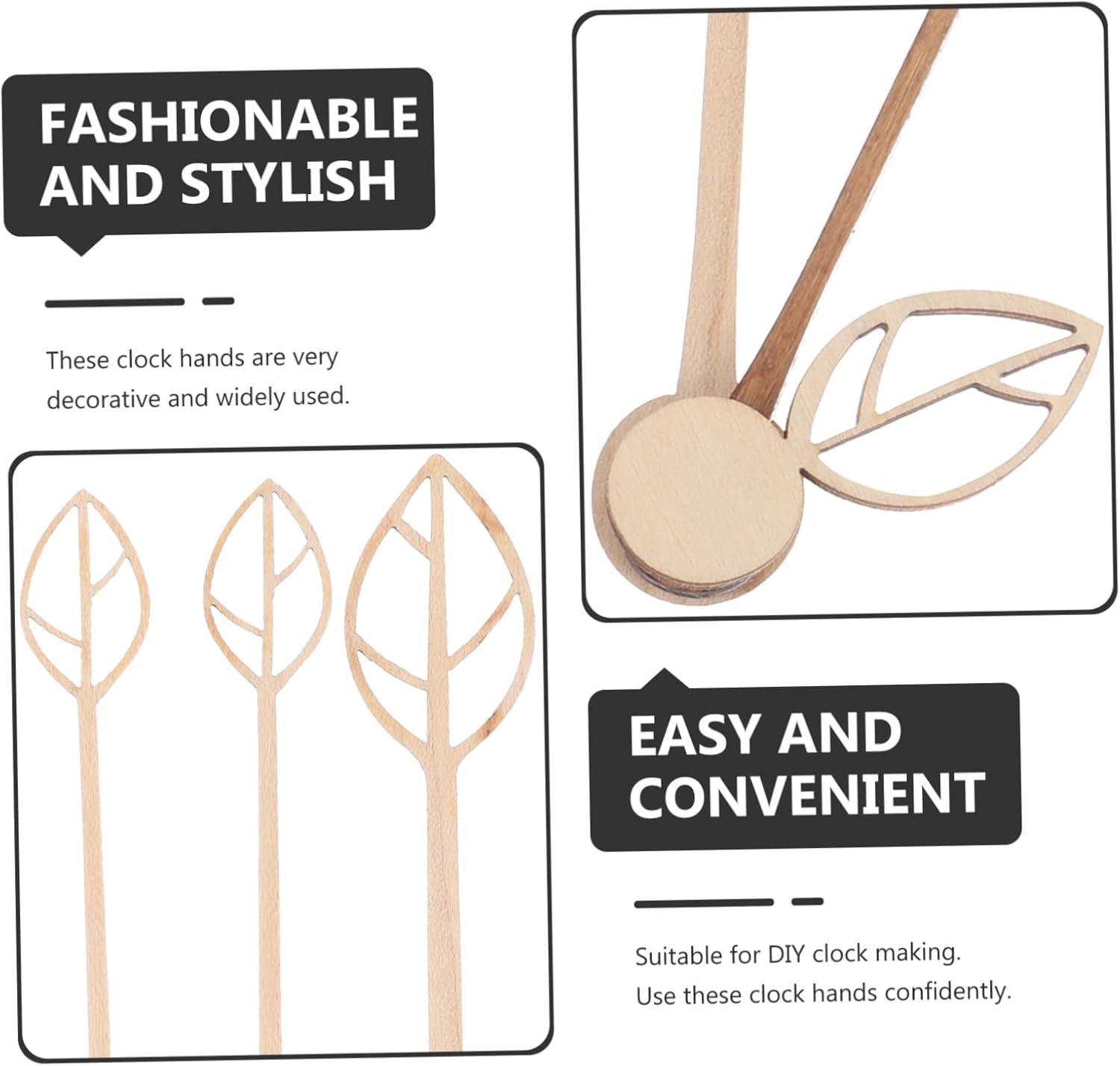 Custom DIY Clock Accessories with Wood NUATal Design