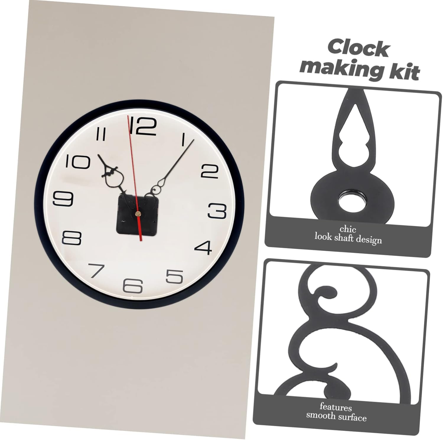 KONTONTY quartz clock movement kit for 35cm wall clocks