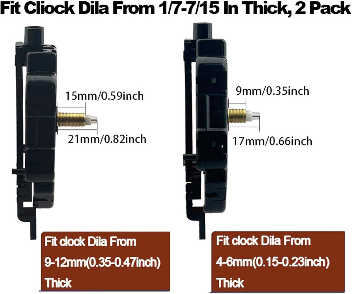 Replacement Pendulum Clock Movement