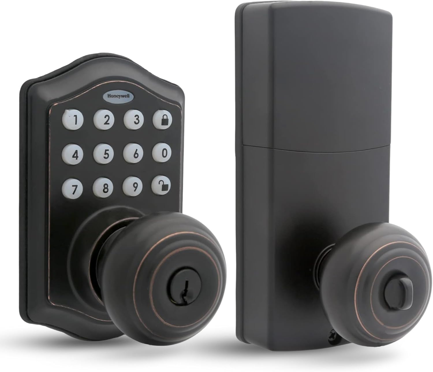 Honeywell Keypad Door Lock Oil Rubbed Bronze