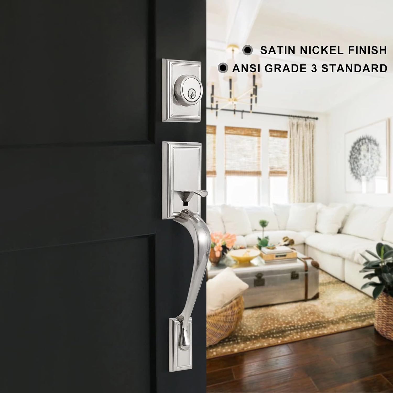 Easy Install Front Door Lock Set