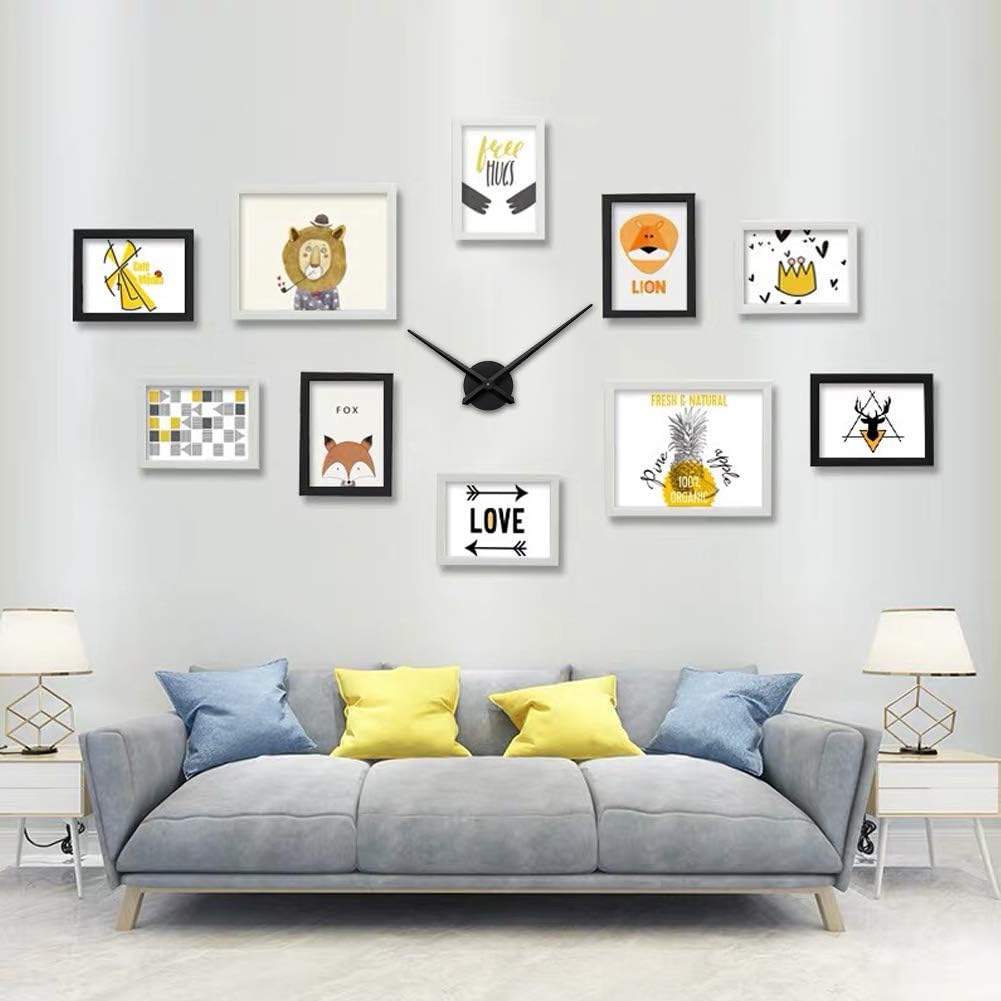 Interactive 3D Wall Clocks DIY Large Clock Movements in 12