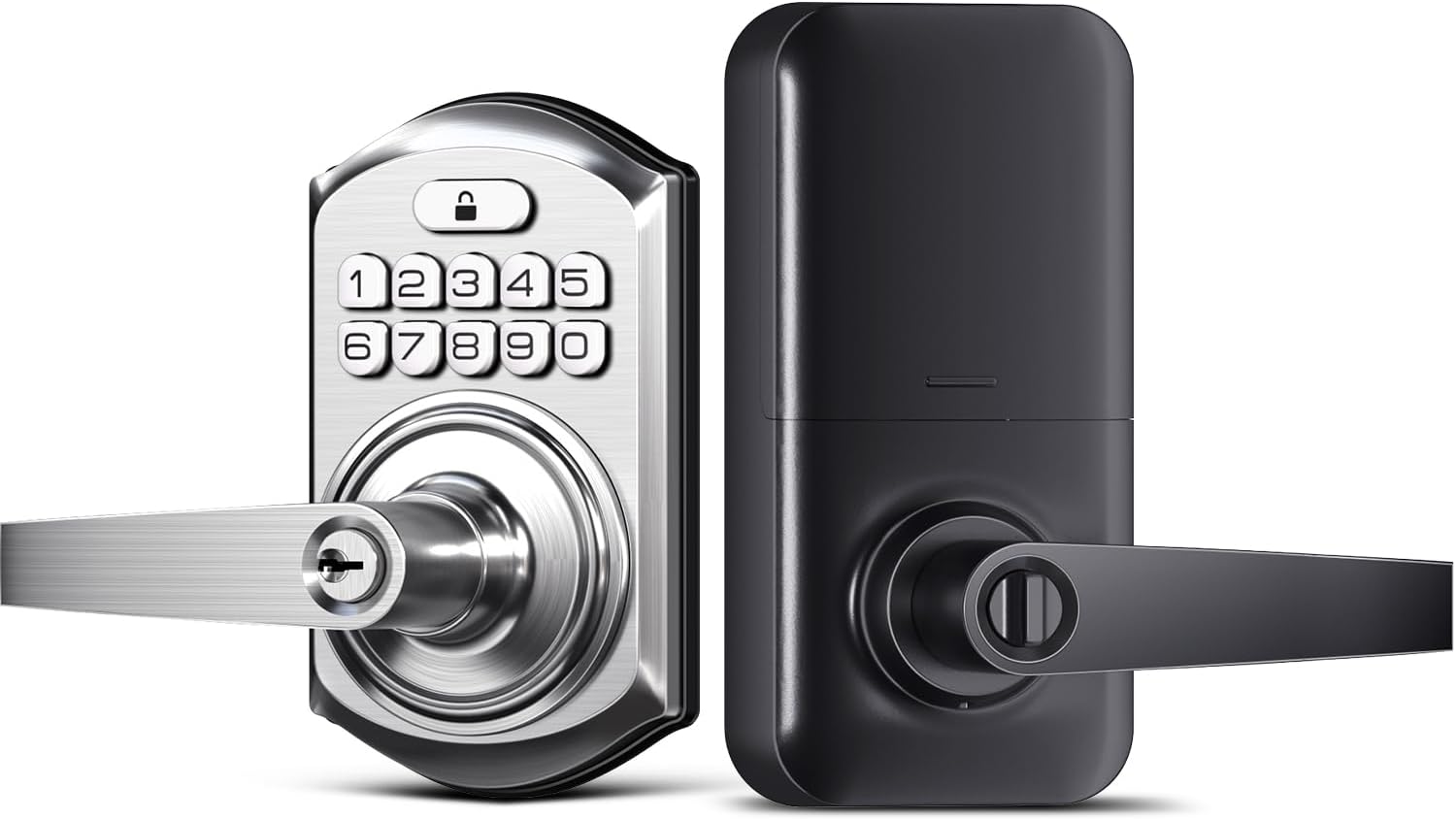 Keyless Entry Door Keypad Front Door Lock with Handle
