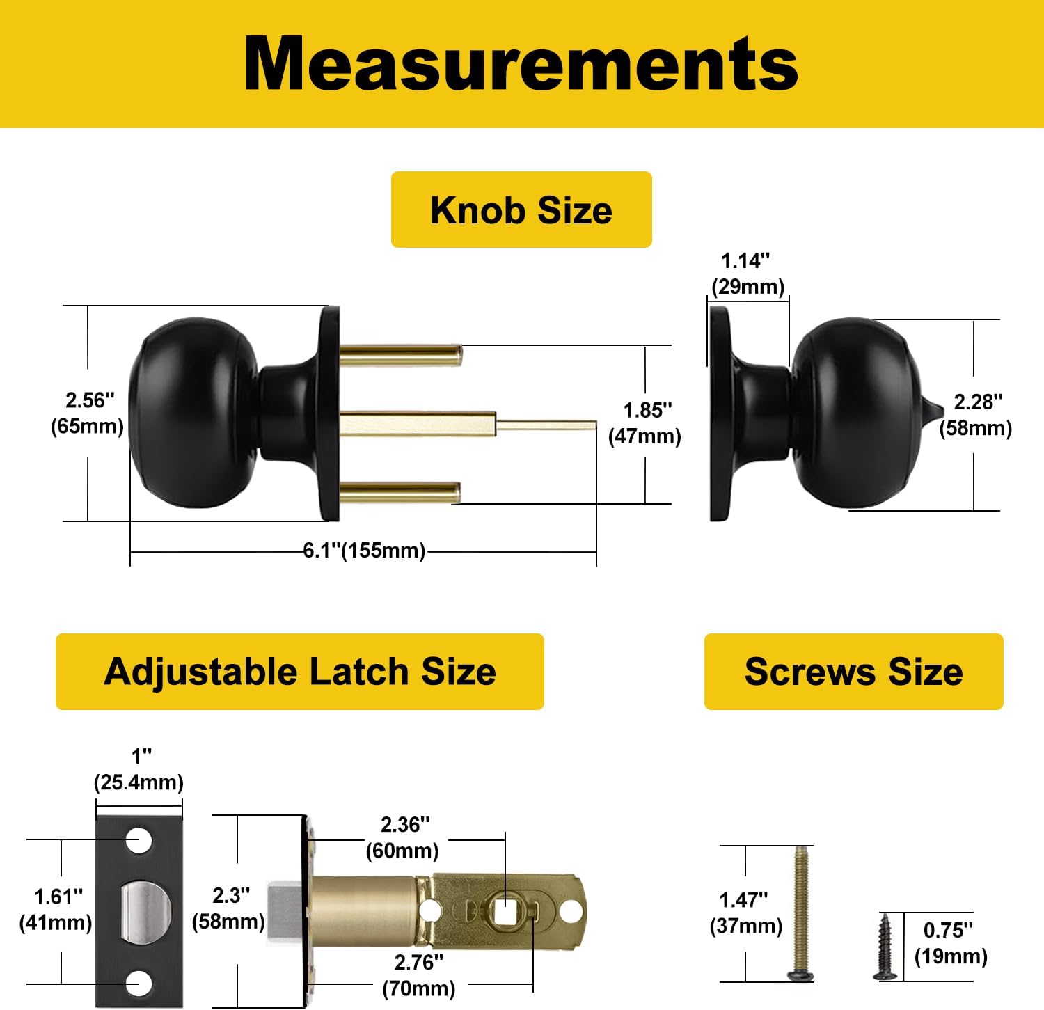 Stainless Steel Privacy Door Knob