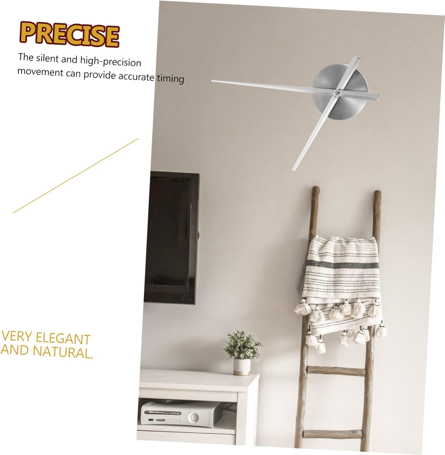 Eco-Friendly Aluminum Wall Clock Hands Set