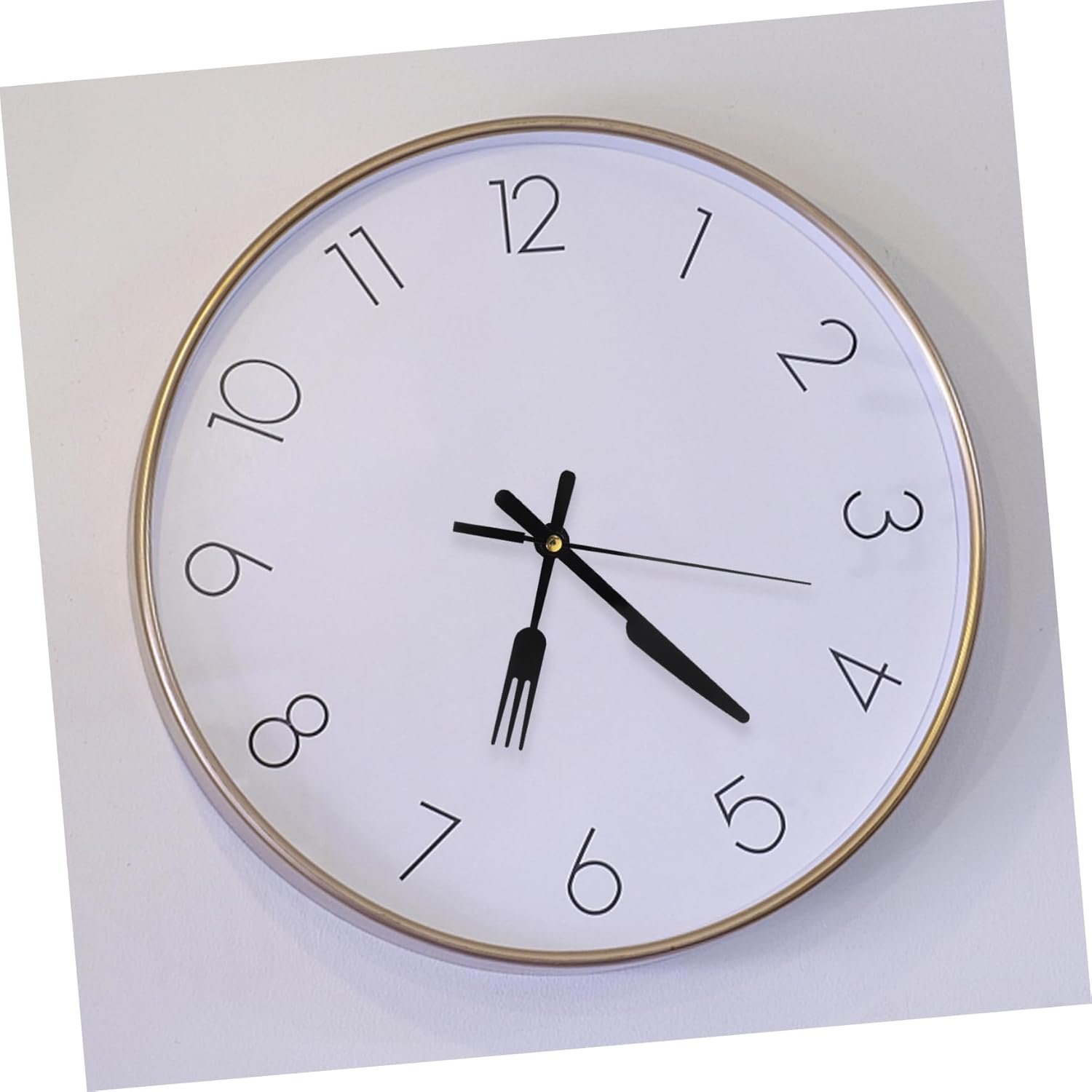 SOESFOUFUReplacement Part for Wall Clocks Black Fork Hands Clock Movement