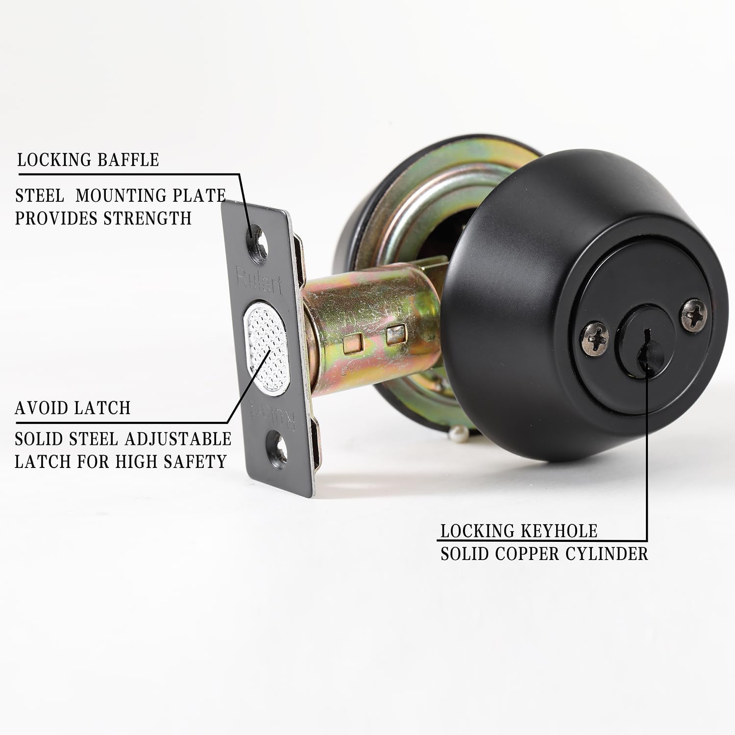 Double-Keued Deadbolt Lock