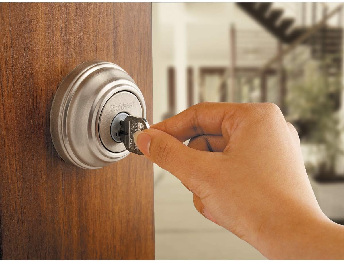 Kwikset Juno Keyed Entry Door Knob Deadbolt Combo Pack