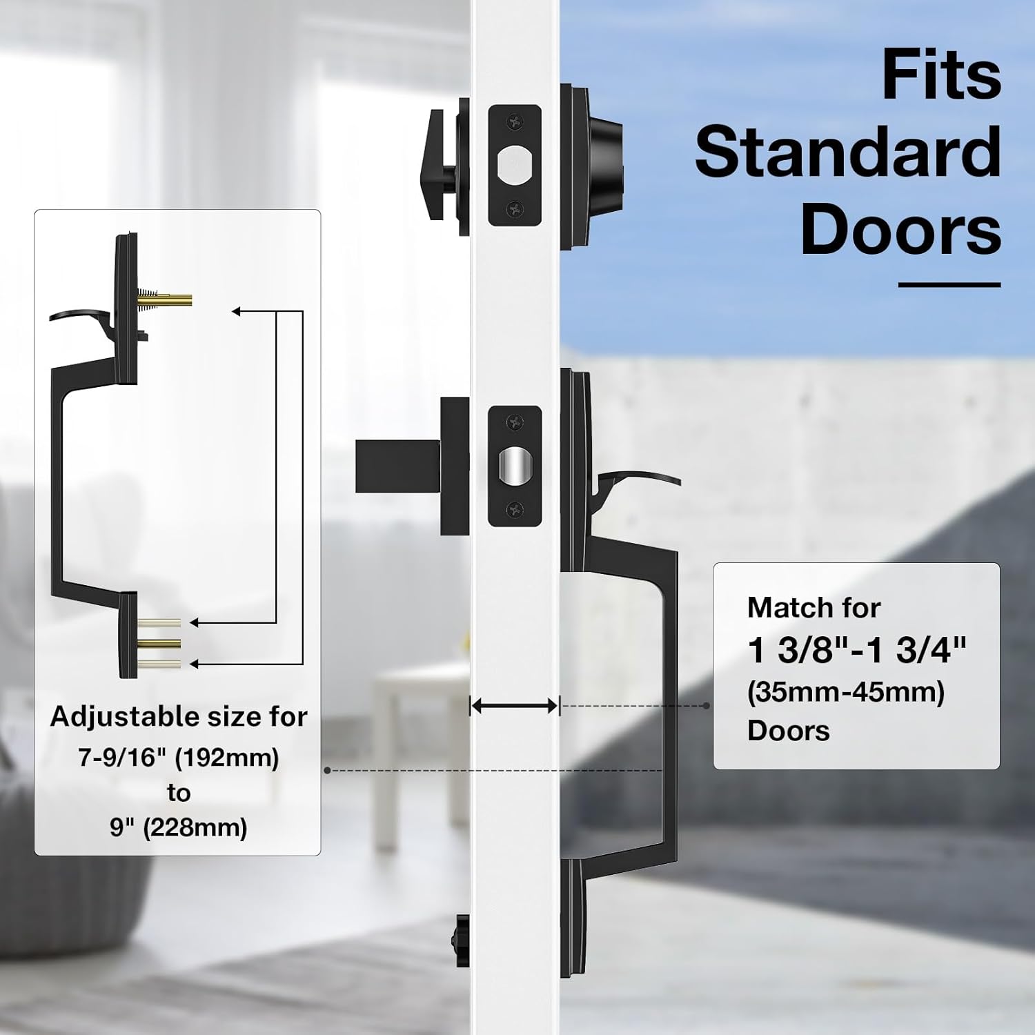 Keeping your door secure and stylish has never been this easy