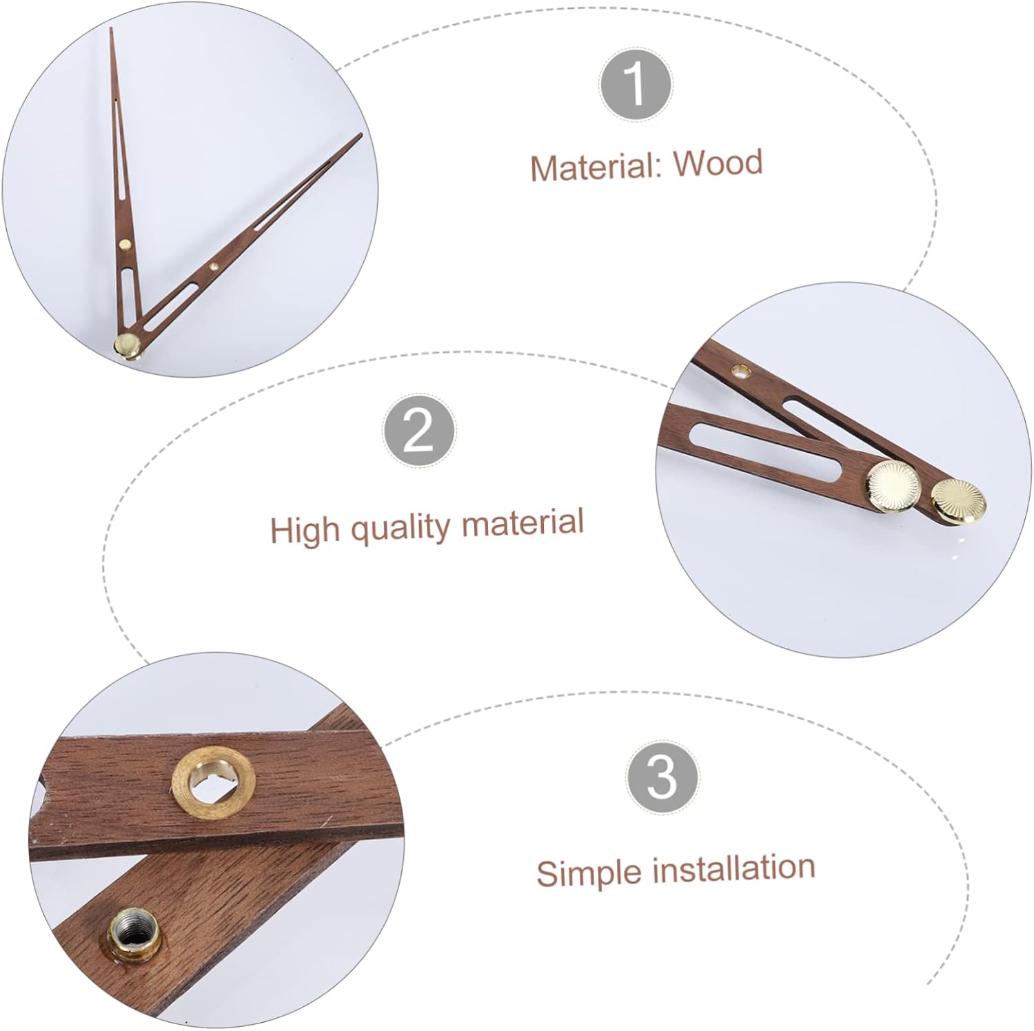 Homoyoyo Nordic Wooden Clock Pointer