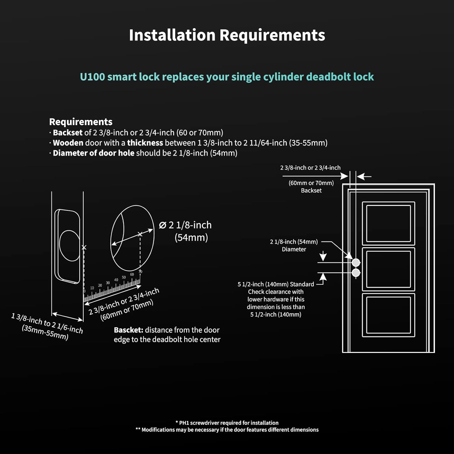 Aqara Smart Lock U100 with Apple Home Keyboard Entry More