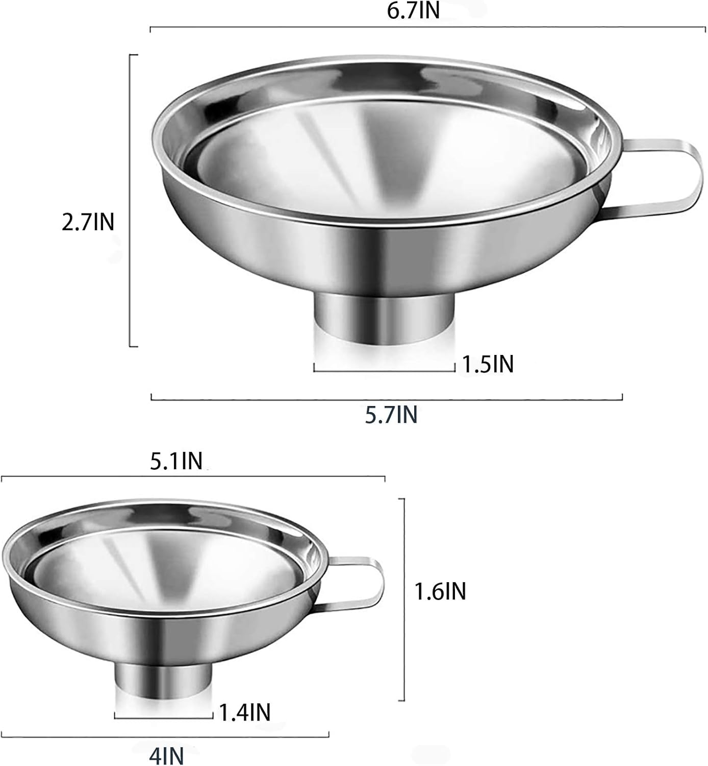 Cedilis 4-Piece Canning Kit Stainless Steel Canning Supplies for Mason Jars
