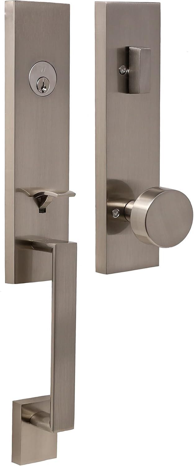 Satin Nickel Entry Handle Set for Your Home