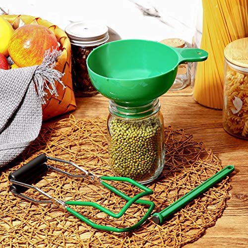 Canning Essentials Kit with Jar Lifter Wide Mouth Funnel Magnetic Lid Wand