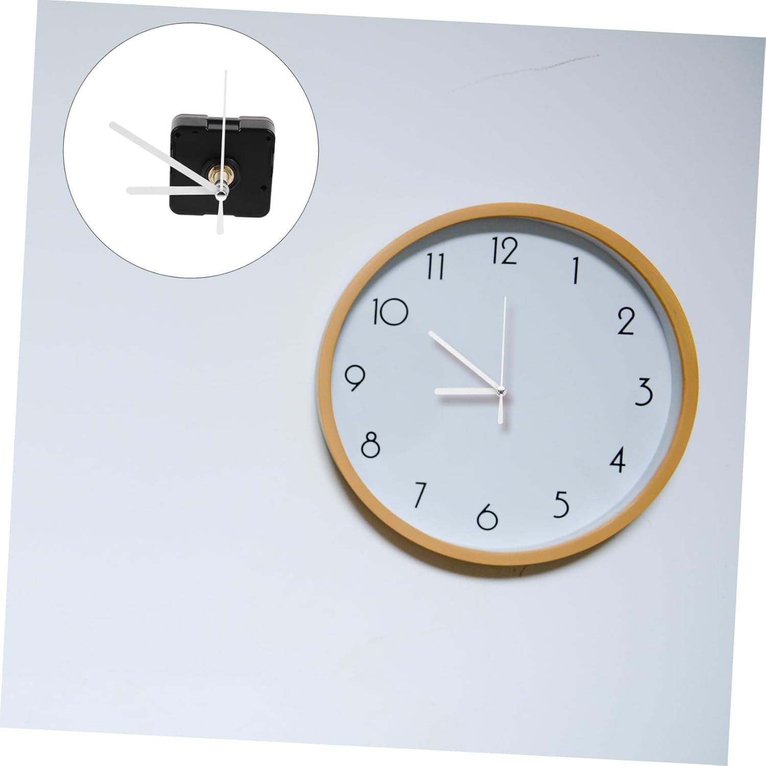 ORFOFE White Plastic Clock Hands for Mute Clocks