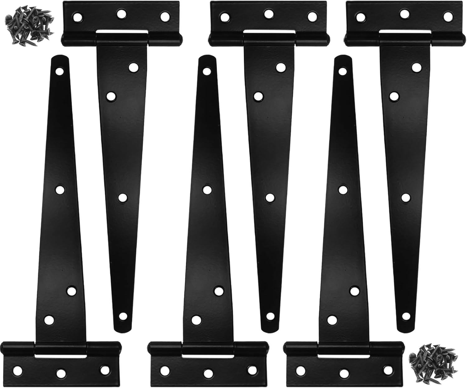 Rust-Resistant T-Strap Hinges for Wooden Fences