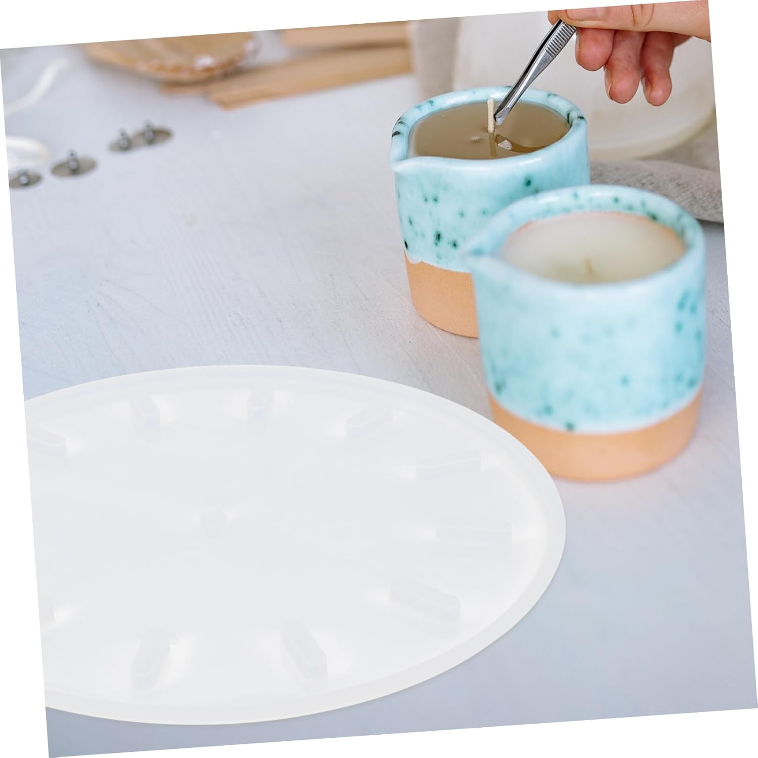 Eco-Friendly Epoxy Silicone Mold for DIY Clock Faces