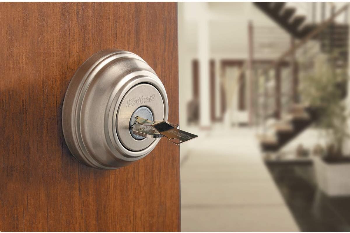 Kwikset Juno Keyed Entry Door Knob Deadbolt Combo Pack