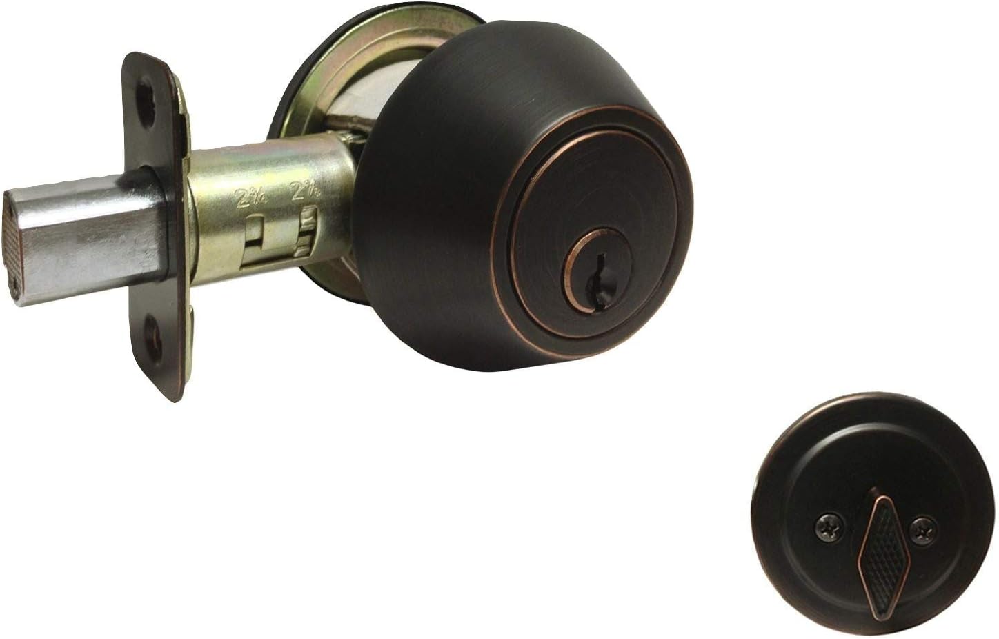 EBuilderDirect Dark Oil Rubbed Bronze Knob with 6093DBR Key