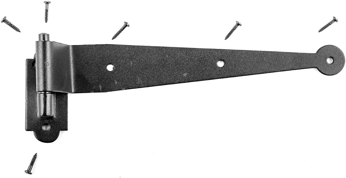 Sturdy Rust-Resistant Wrought Iron Shutter Hinges Durable and Easy to Install