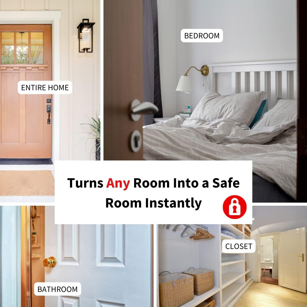 FlipLok Door Lock - 10X More Secure