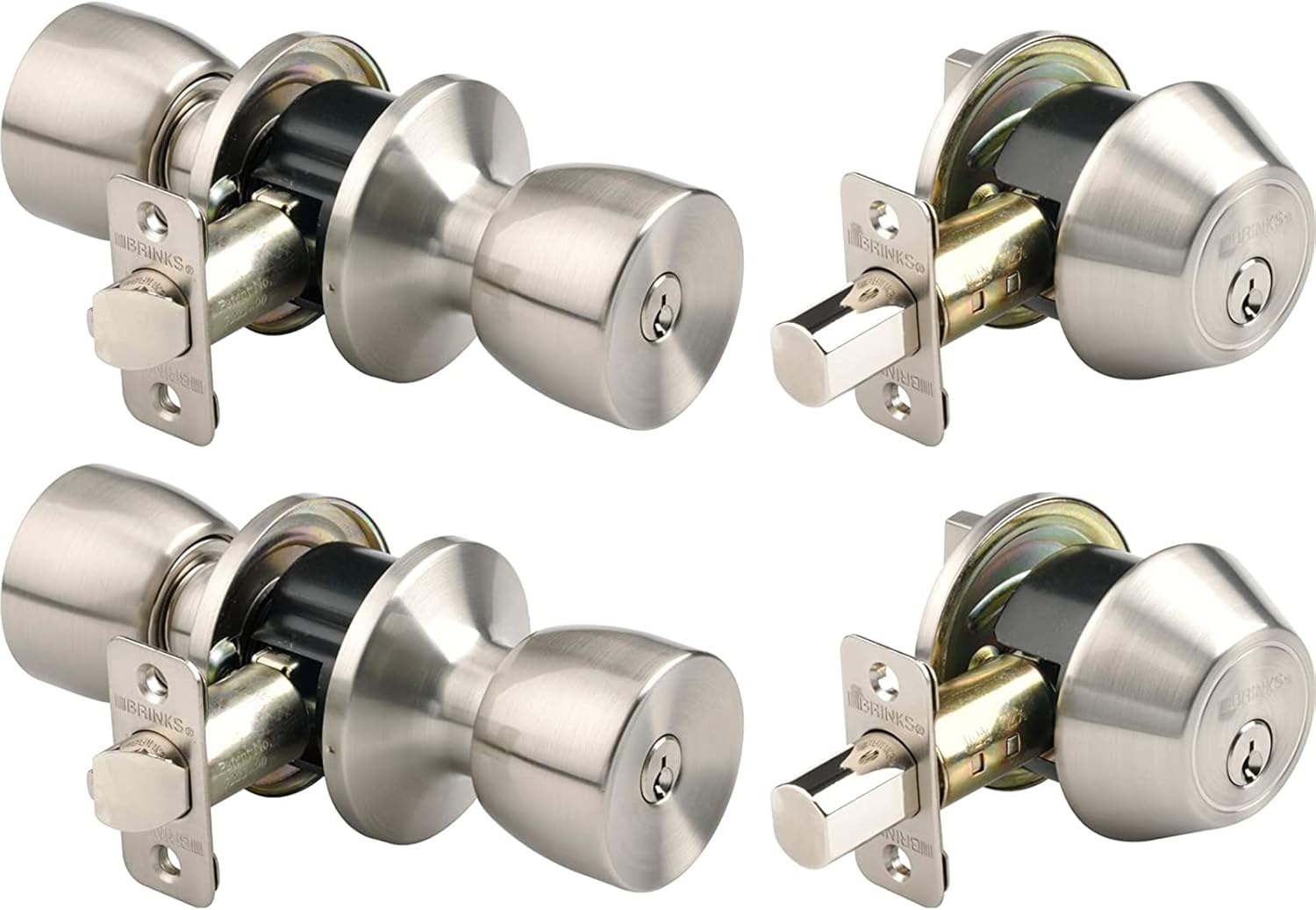 Brinks Secure Door Knob Set - Styles Match Your Home