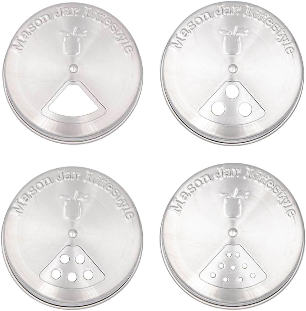 Adjustable 4-Pack Mason Jar lids