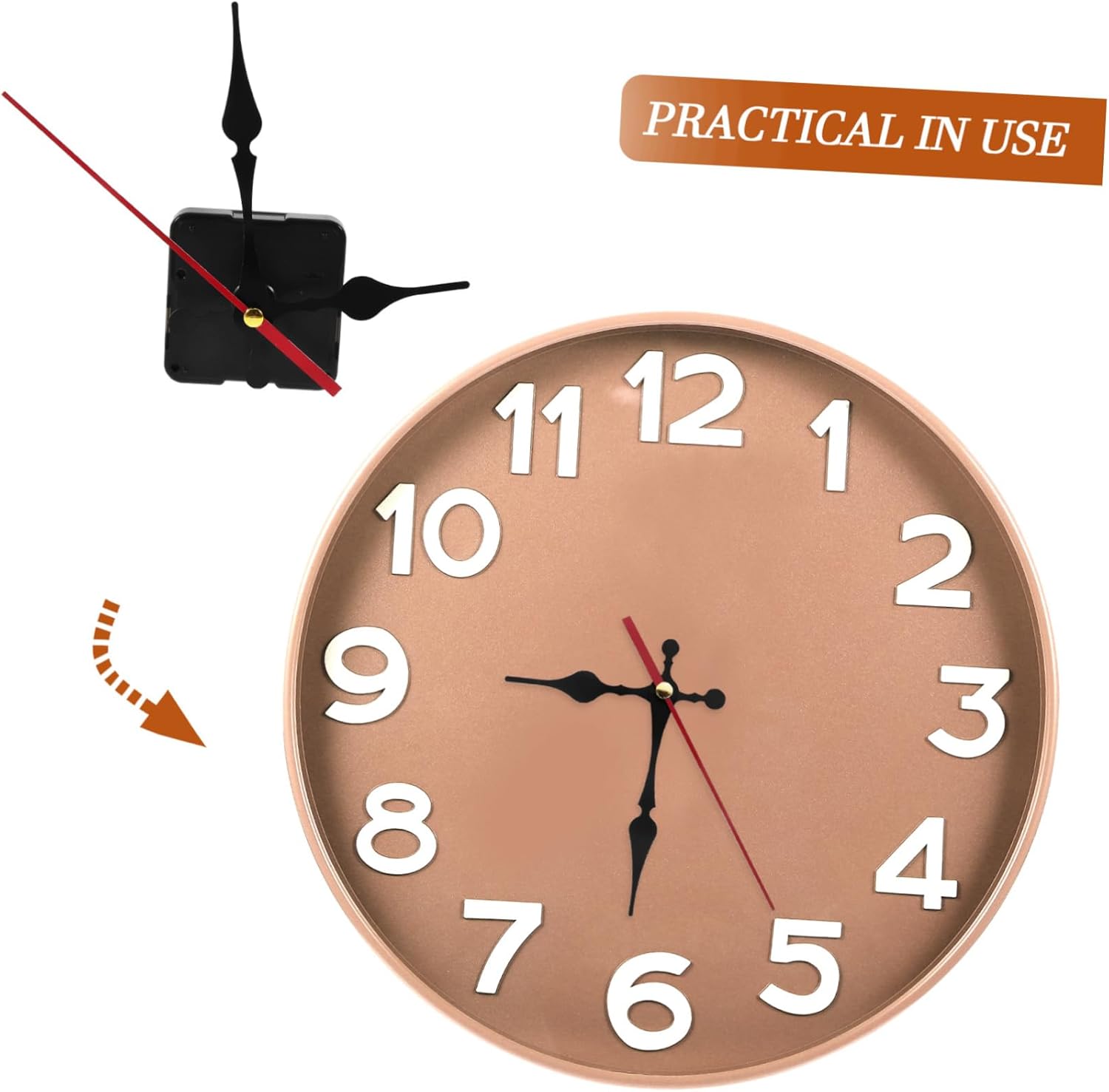 Clock Mechanism Replacement Battery Operated Quartz Clock Movement Kit