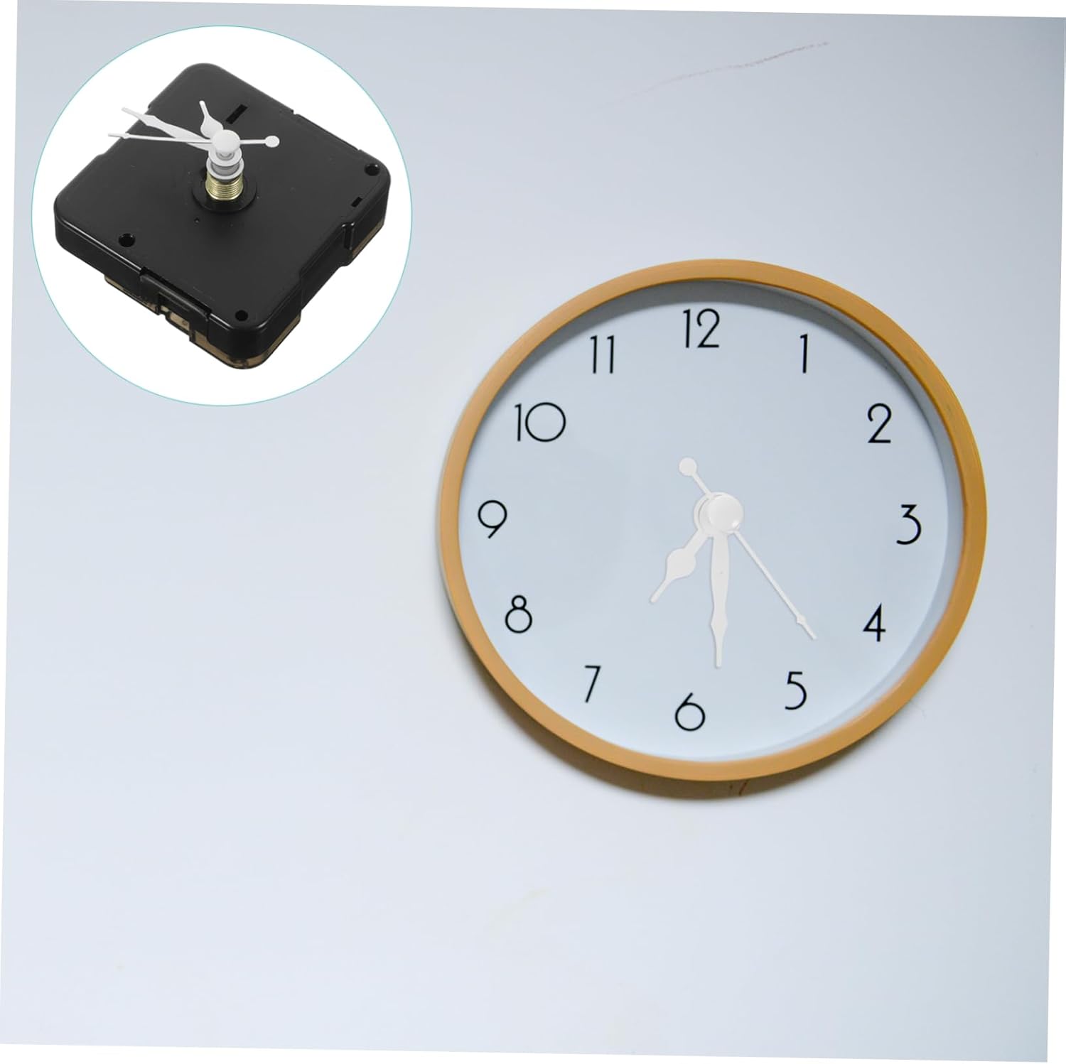 UOnlytech Plastic Wall Clock Mechanism Kit for DIY Clock Replacement