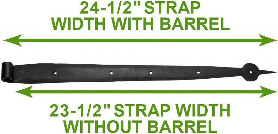 Sturdy Black Pintle Hinges for Colonial Homes