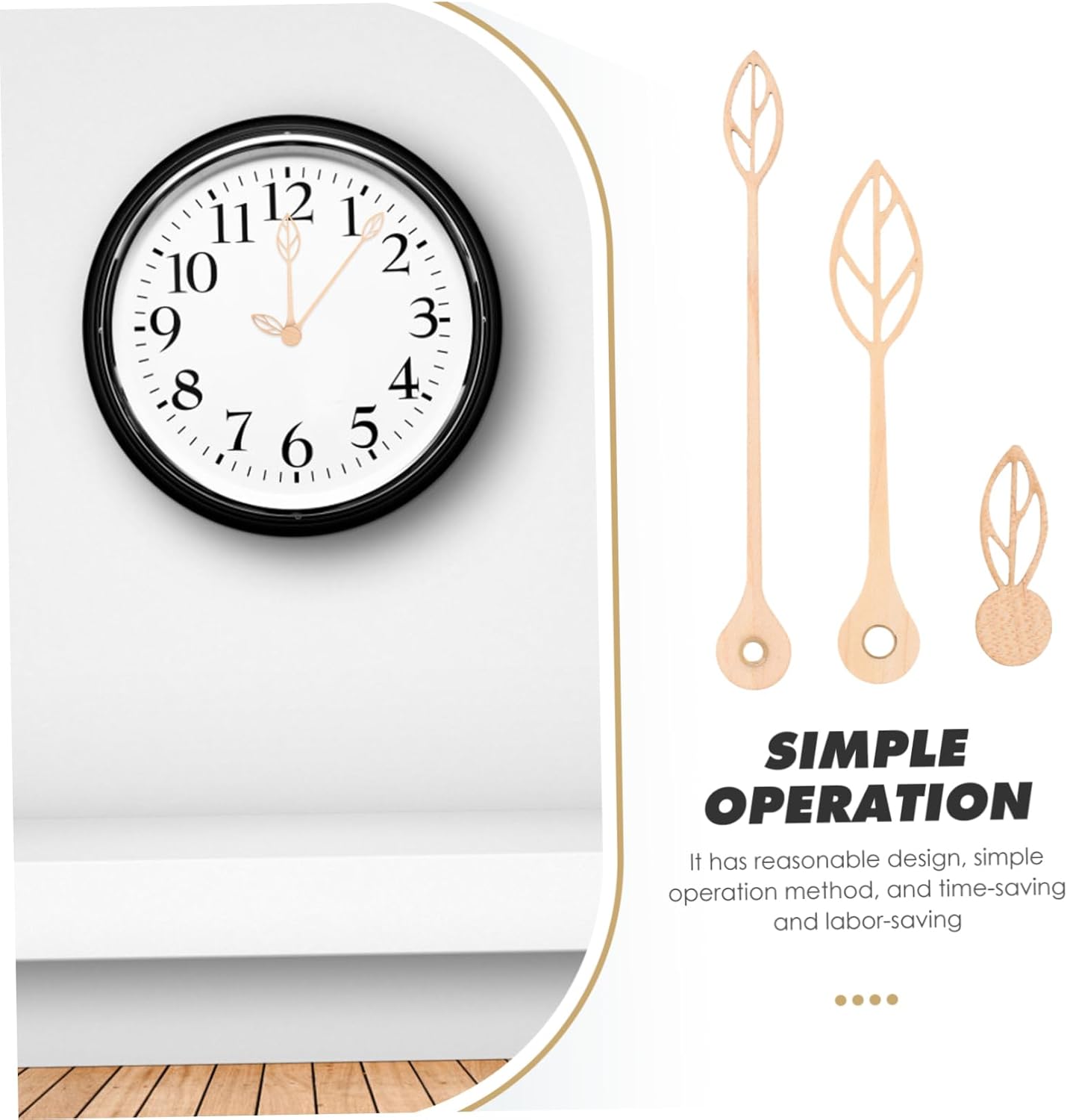 DIY Wall Clock Pointer Kit Japanese-Style Replacement Parts