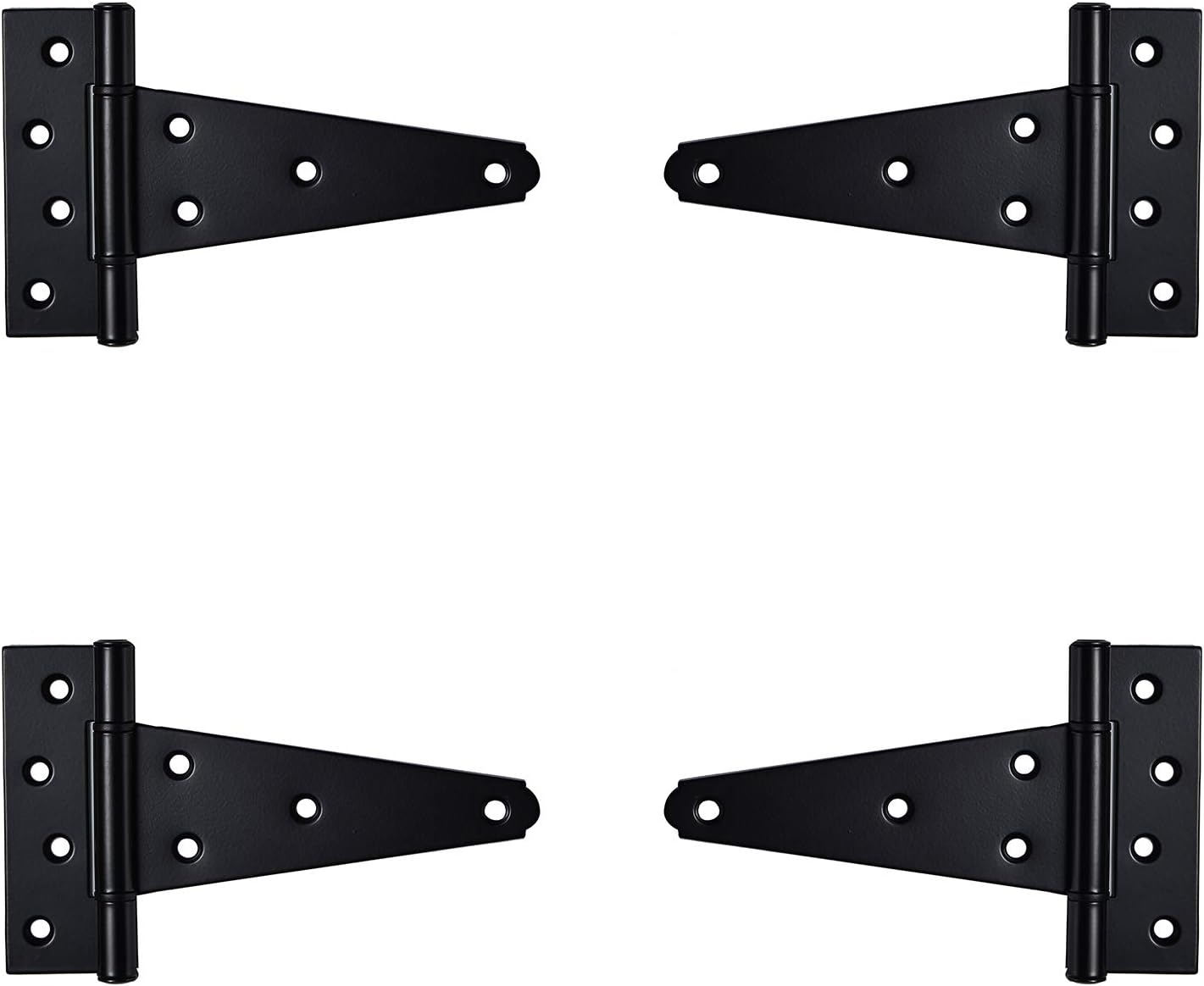 Sankins 6-Inch T-Strap Hinges Heavy Duty for sheds yards barns