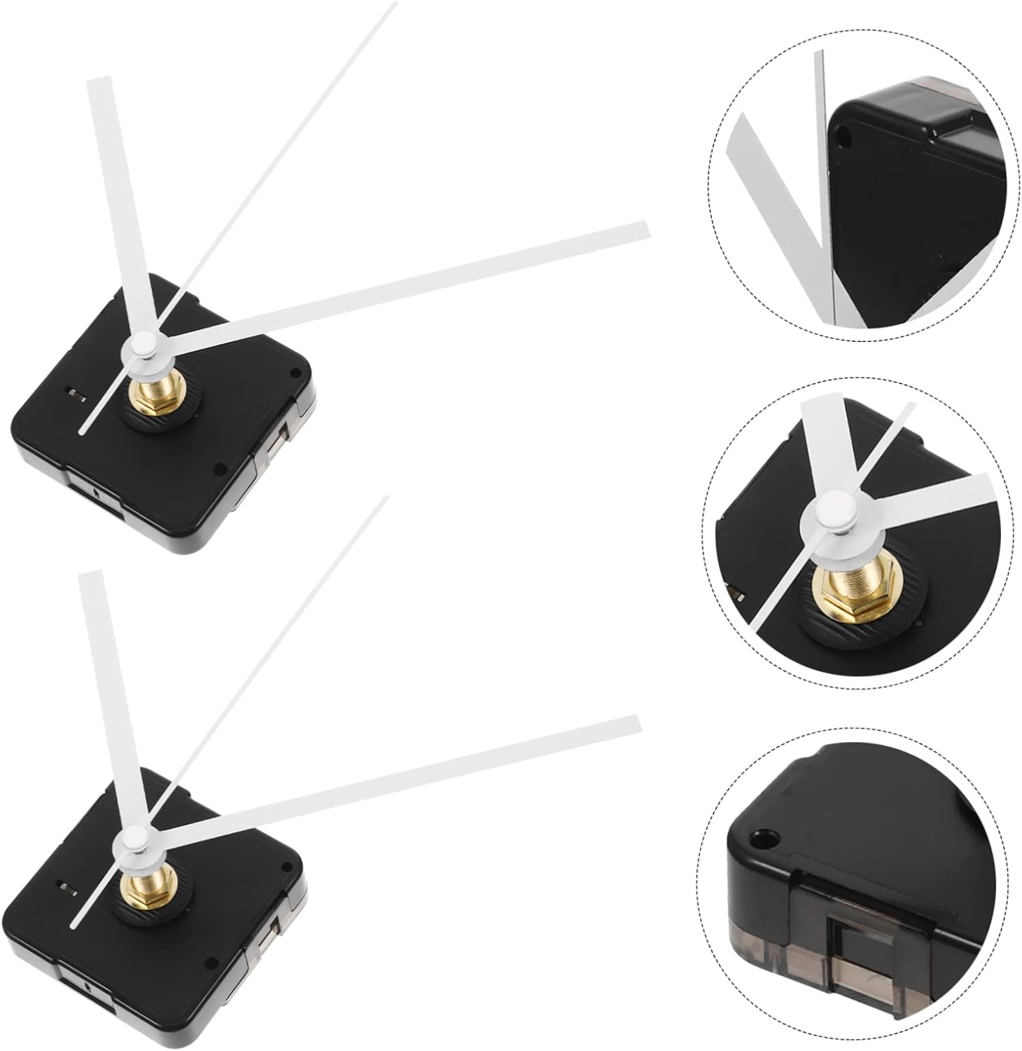 Gadpiparty 2-Piece Mute Plastic Clock Hand Set for Digital Wall Clocks