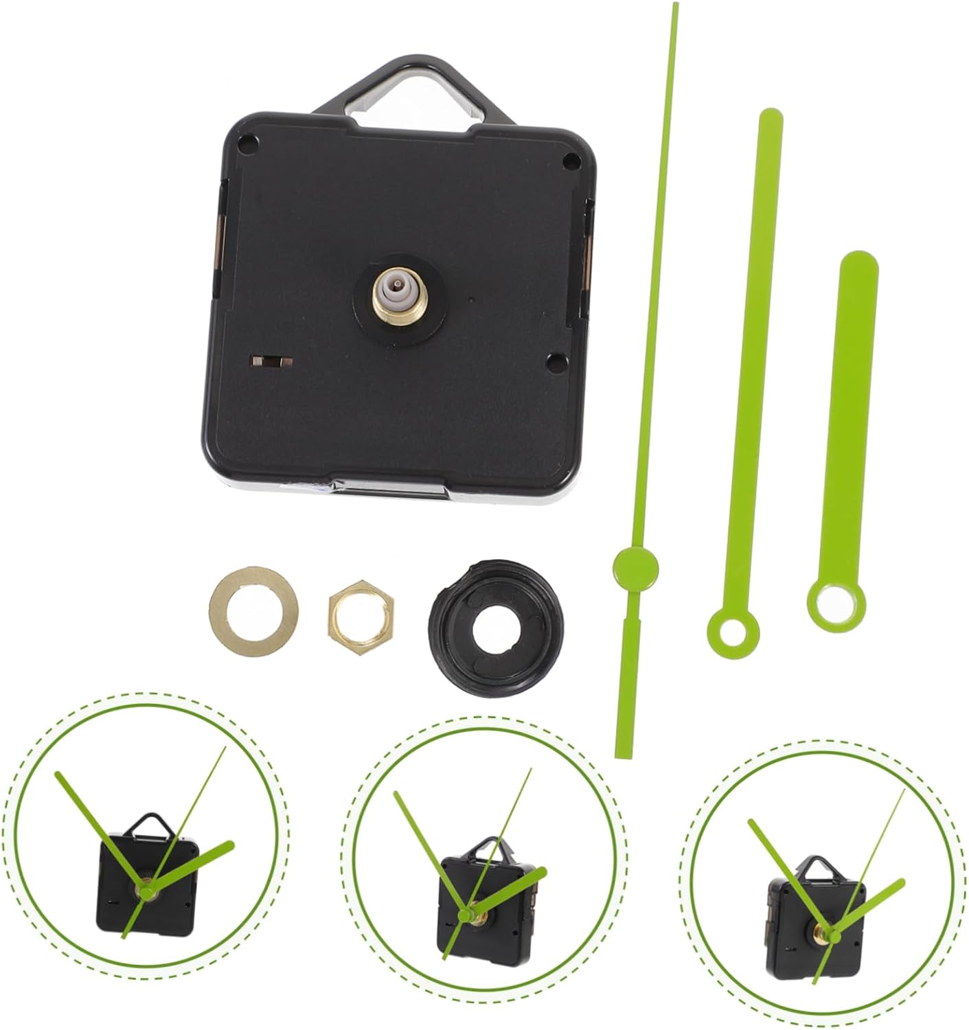 Precision quartz clock movement parts for wall desk or DIY clocks