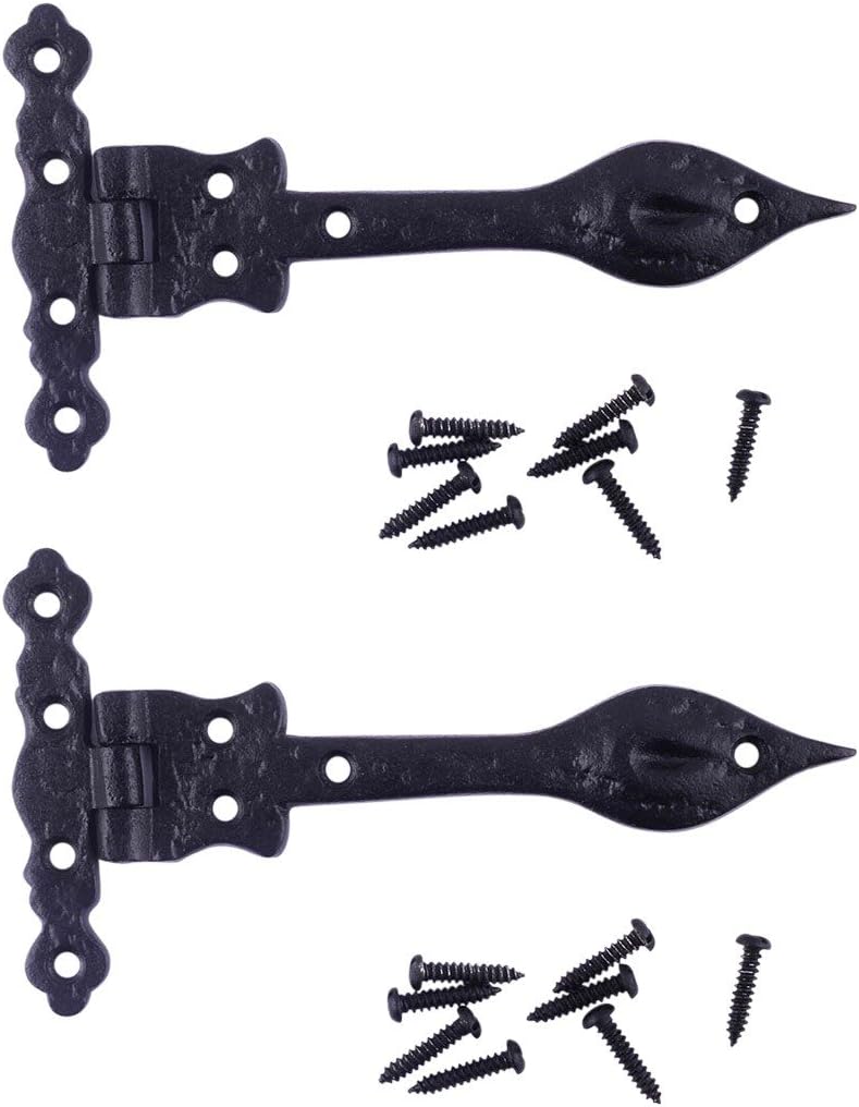 Welcome to Home Smooth Operation 6-Inch Painted Wrought Iron Door Hinges