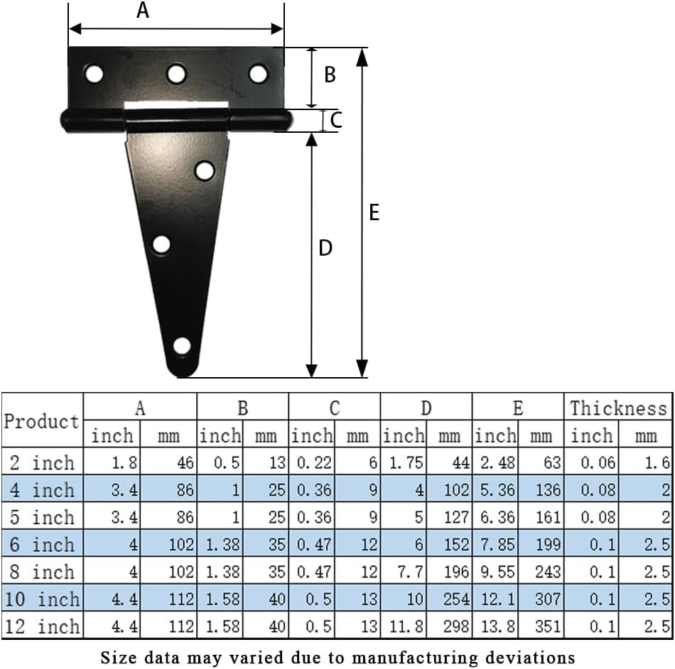 Ultratough Rust-Proof Heavy-Duty Hinges