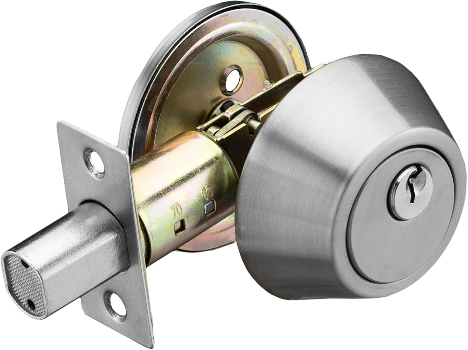 Reversible Door Handle Set with Keys