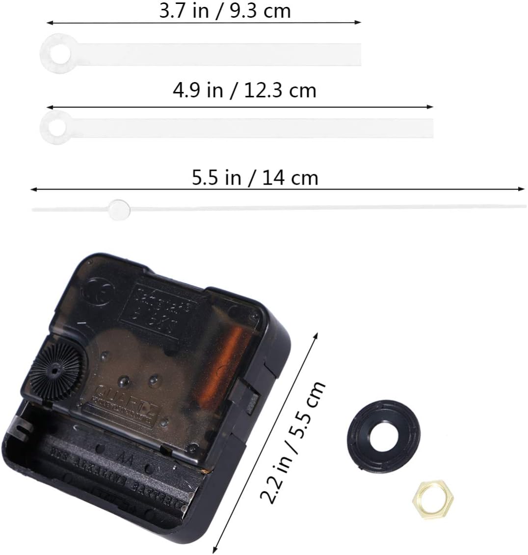 Long-Hand Spade Movement Clock Kit - Elegantly Made for Precision Style