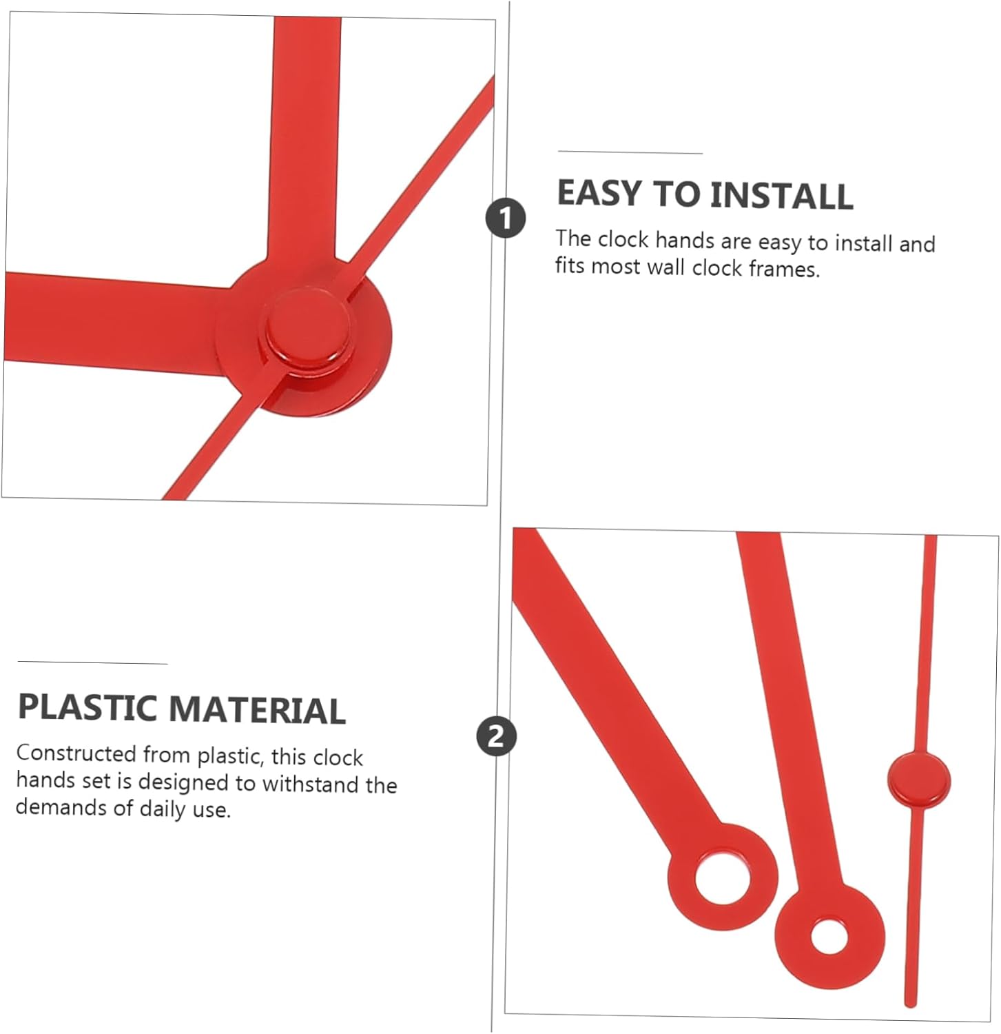 10-Set Perfect Clock Hands for DIY Wall Clocks
