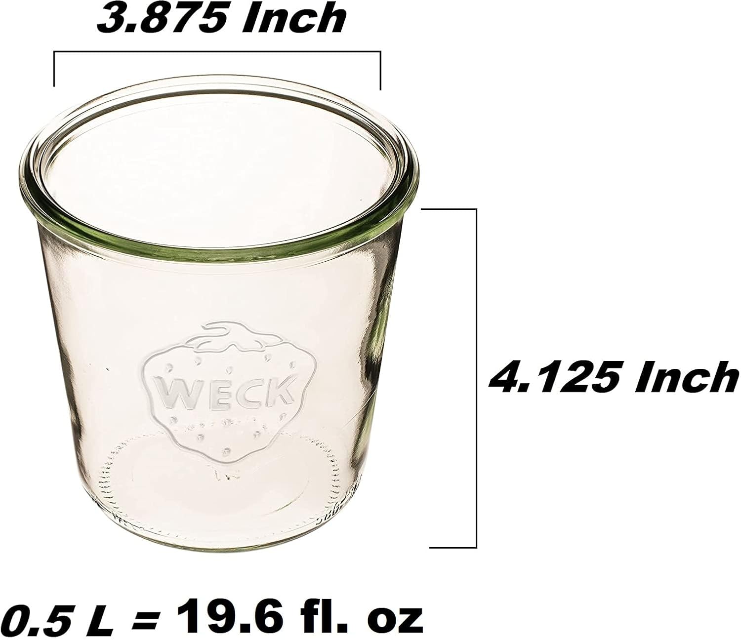 Eco-Friendly Glass Canning Jars 742 Set